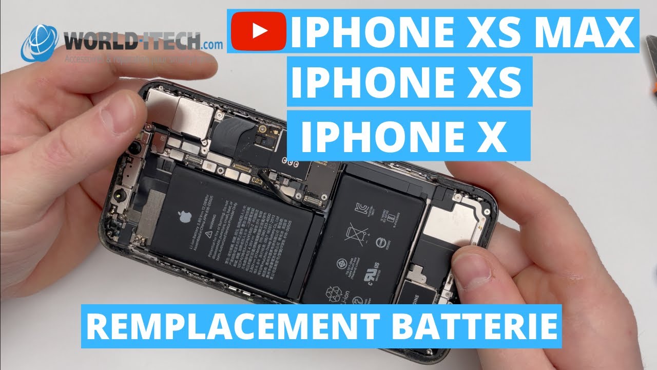 Remplacement batterie iPhone X / XS / XS MAX : Tutoriel 