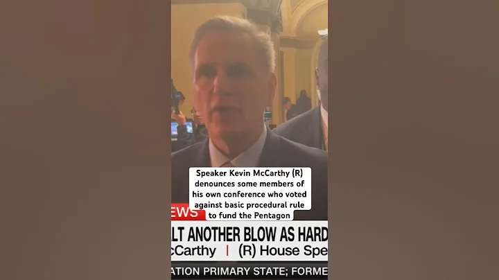 Speaker Kevin McCarthy criticizes House Republicans who “just want to burn the whole place down.”