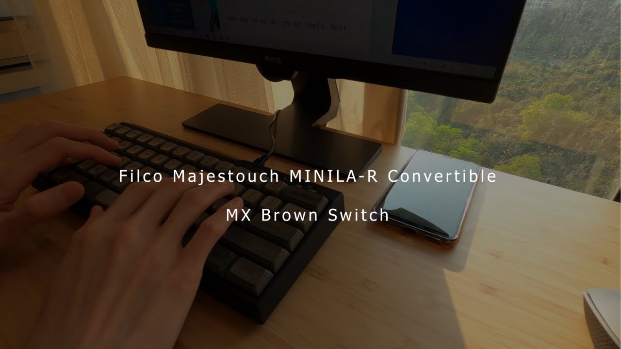 ASMR] 機械鍵盤 FILCO Majestouch MINILA-R Convertible - MX Brown 