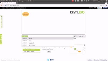 DistilBio Use Case: Rabeprazole targets and interactions