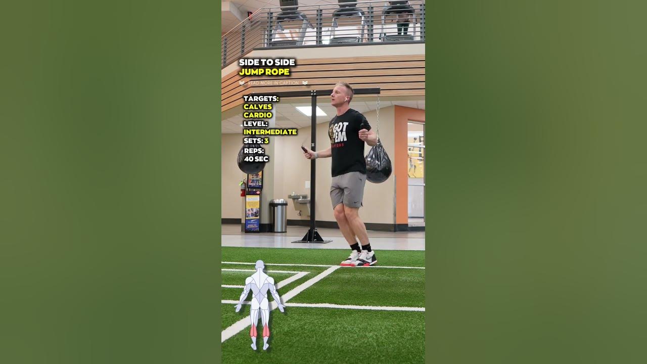 Side To Side Jump Rope Exercise (MUSCLES WORKED) LiveLeanTV YouTube