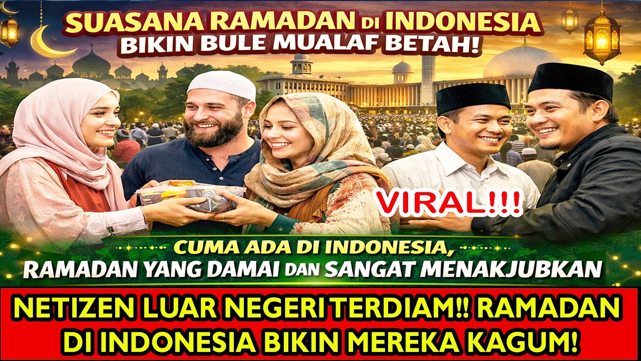 WARGA LUAR NEGERI SPEECHLESS LIHAT RAMADAN DI INDONESIA! | REACTION
