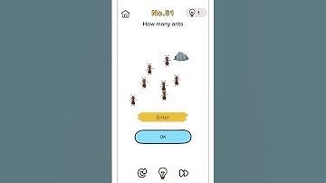 BRAIN OUT LEVEL 31 HOW MANY ANTS #shorts #brainout #brainoutsolutions