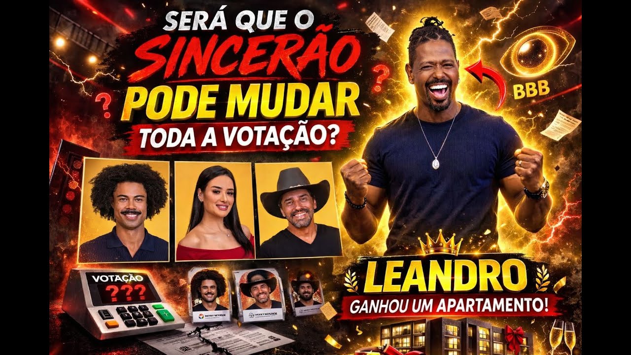 SINCERÃO PEGA FOGO E PODE MUDAR TODO PAREDÃO NO BBB26