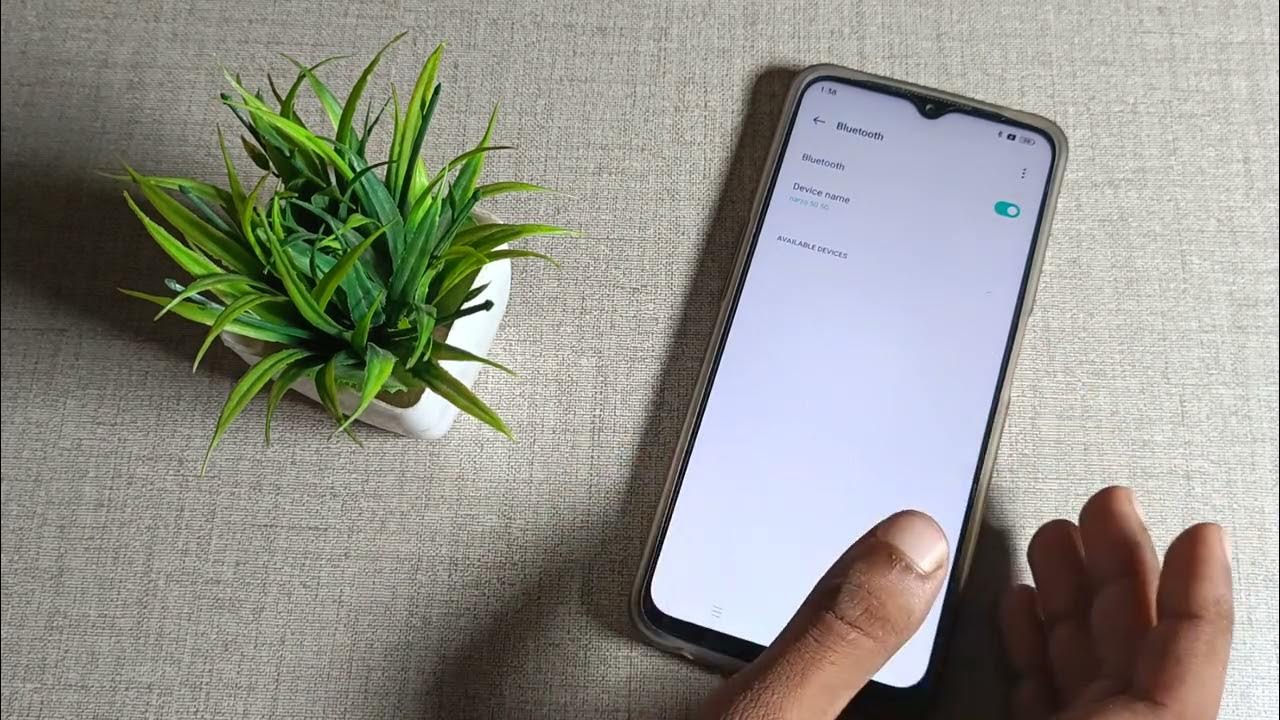 How to change bluetooth device name in realme narzo 50a prime