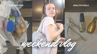 WEEKEND IN MY LIFE (going to a brewery, healthy nails era, organizing my purses)