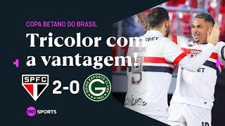 Thumbnail for LUCIANO E CALLERI MARCAM E TRICOLOR VENCE A IDA! SÃO PAULO 2 X 0 GOIÁS | COPA BETANO DO BRASIL
