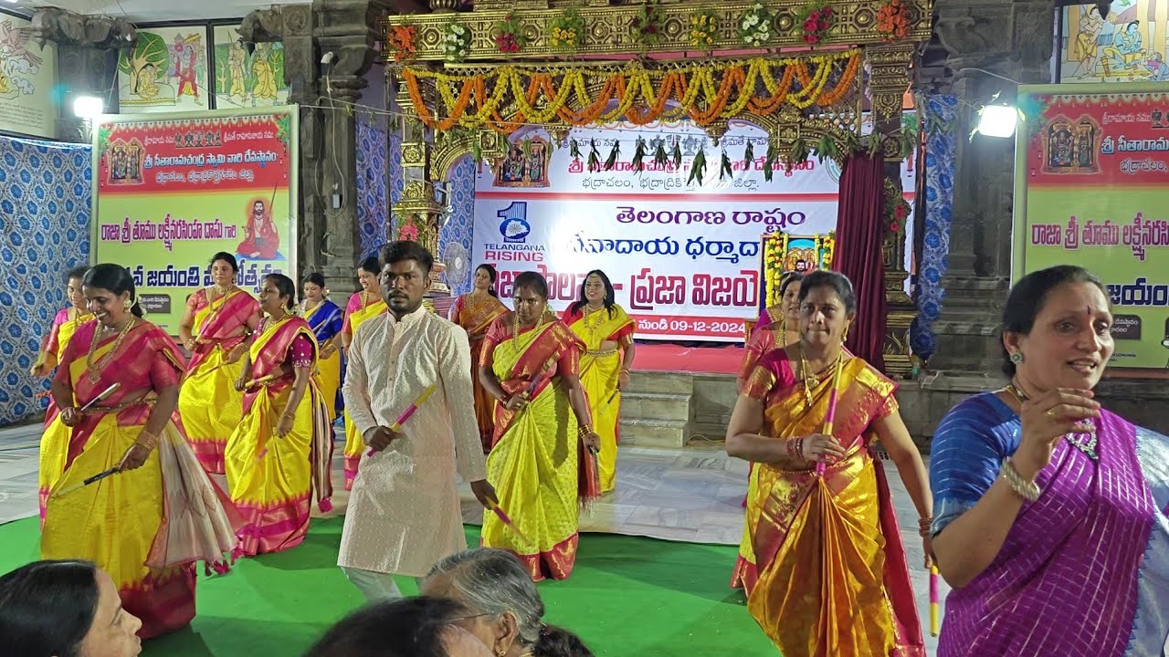 హనుమాన్ సాంగ్ kolatam in bhadrachalam Mahendar master 9550893702