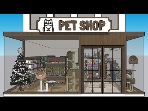 Pet Shop 3D Model Design | Hokori Artwork