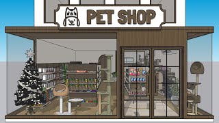 Pet shop 😺 3D model design | Hokori Artwork