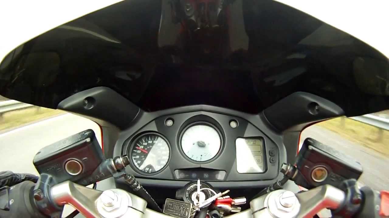 Honda Vfr800 Fi 2000' Acceleration Onboard Highspeed Exhaust Delkevic 8In 200Mm Carbon - Youtube