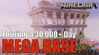Touring a 30,000+ Day Minecraft Mega Base! @itskingeriv