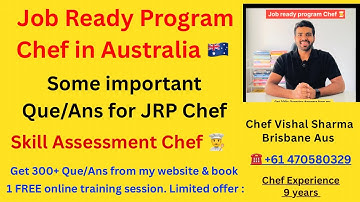 Job ready program Chef some important questions #skillassessmentchef #australiapunjabi 