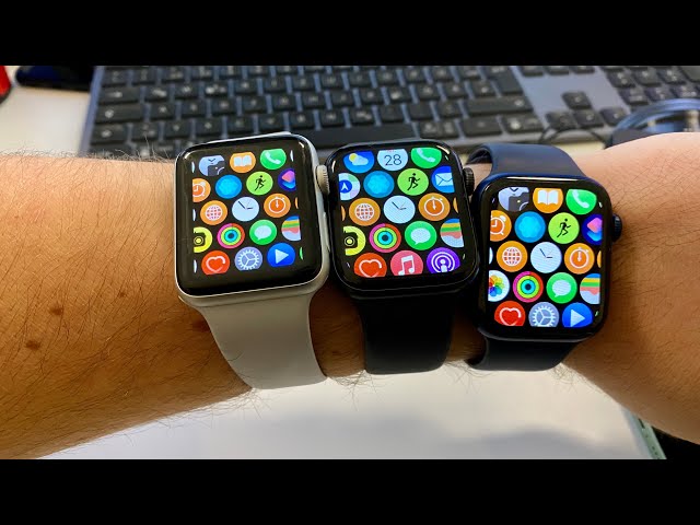 Apple Watch Series 6 vs Watch SE vs Series 3 Vergleich - YouTube