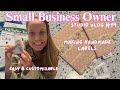 Step by step on how to make handmade labels for your small business ✂️🧵 Easy and customizable 📏 🖨️