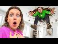 My BOYFRIEND FELL through the Ceiling!