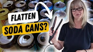 Can You Flatten Cans With A Flat Iron Hair Straightener?? Viewer Question Answered