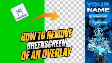 How to Remove Greenscreen From Animated Overlay |How to Change Greenscreen to Transparent Background