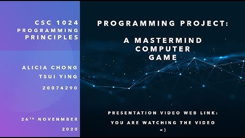 A Mastermind Programming Project with Python
