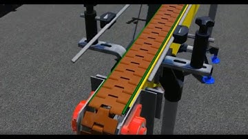 Table Top Chain Conveyor - Sketchup - Lumion