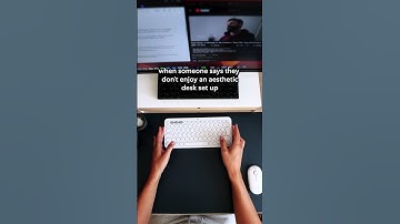 Yes, our desk setup does include an iPad being used as a laptop. 👀