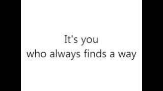 Josh Groban - With You (lyrics on screen)