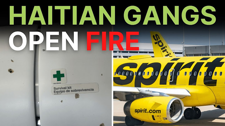 Haitian gangs open fire on Spirit Airlines flight from Florida