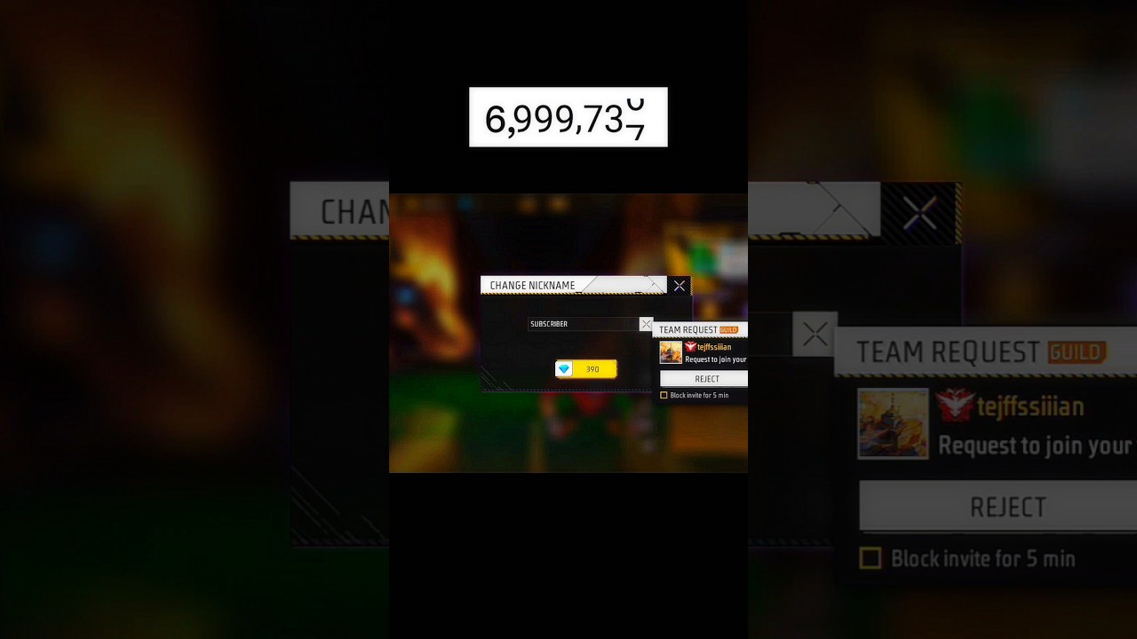 ID PR SUBSCRIBER KA NAME LIKHUGA 😍 || WAIT FOR END 😈 || #freefire #shorts #trending