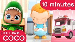 [Littlebaby COCO] 10minutes | Preschool Song🎶 | Dinosaurs | Car | Poo poo | Nursery Rhymes