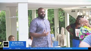 Michael Oher greets fans at a Baltimore book signing amid lawsuit to end his conservatorship