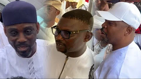 ARRIVAL OF MC OLU OMO AND TIRI LEATHER AT ALABI PASUMA HOUSE WARMING 