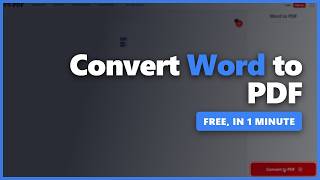 How to convert WORD to PDF (2026) — free, no software screenshot 5
