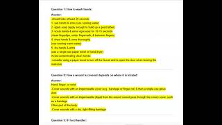 SERVSAFE- CH.3 (THE SAFE FOOD HANDLER) EXAMQUESTIONSActual Qs and Ans - Expert-Verified Explanation