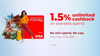 Merchantrade Money Unlimited Overseas 1.5% Cashback