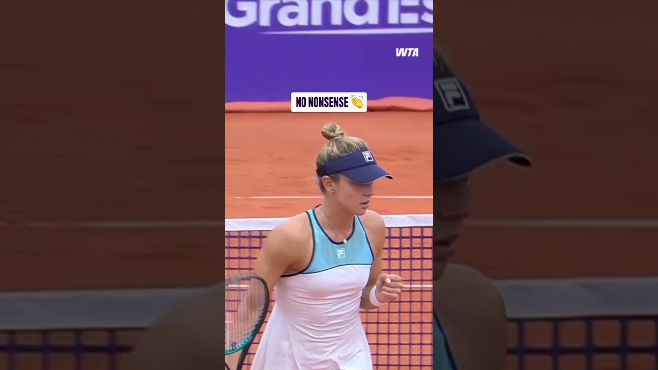 Wonderful court coverage ๐ Jaqueline Cristian flew through the opening set against Tauson! #IS26