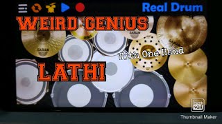 Weird Genius - Lathi ( Real Drum Cover One Hand )