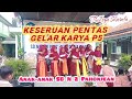 Keseruan pentas gelar karya p5 anak anak sd n 2 pahonjean