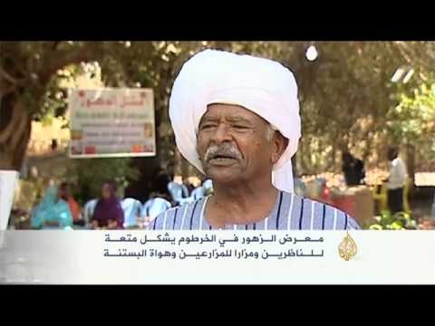 معرض للزهور بالخرطوم