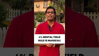 4% Rental Yield Rule - A MAGIC? #shorts #realestate