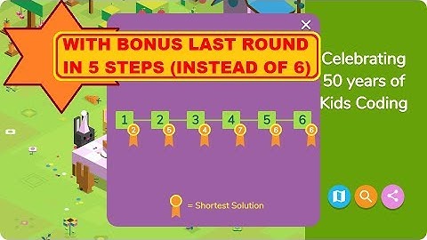 Lower than "shortest" - Google Doodle - 50 years of Kids Programming!