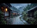 🌧️ Heavy Rain in a Quiet Japanese Village | Rain Ambience for Sleep, Study & Deep Relaxation 🏮