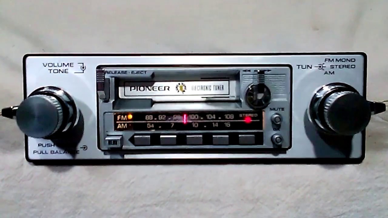 Vintage Pioneer KE-2100 AM/FM cassette car stereo #3 Supertuner - YouTube