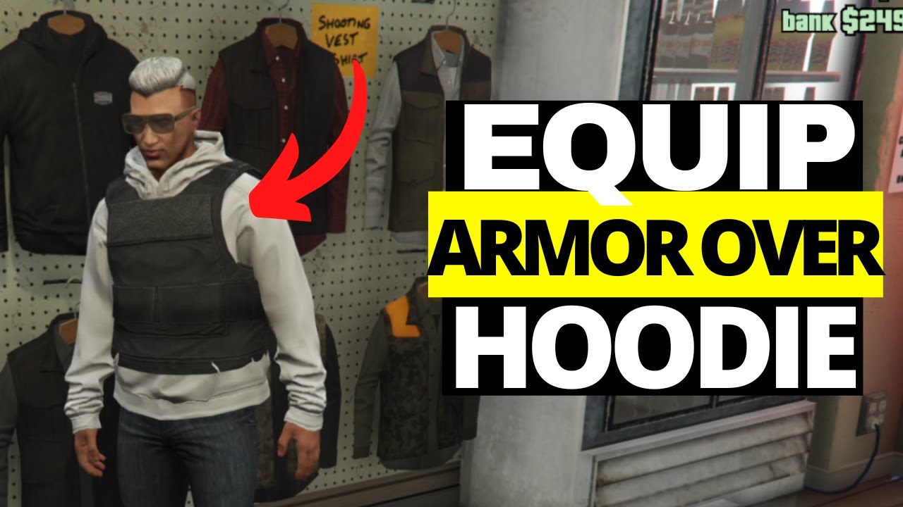 How To Equip Armor Over Hoodie in GTA 5 Online YouTube