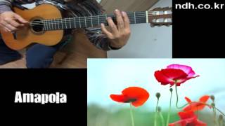 Amapola - Classical Guitar - Played,Arr.-DONG HWAN_ NOH chords