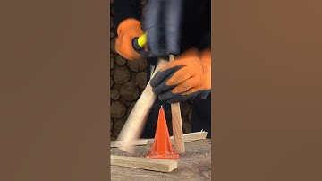 A Better Way to Split Kindling - Forest Master USBB #forestmaster #shorts #kindling #logsplitter