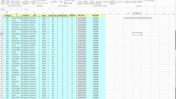 Filtro Avanzado Valores Únicos
