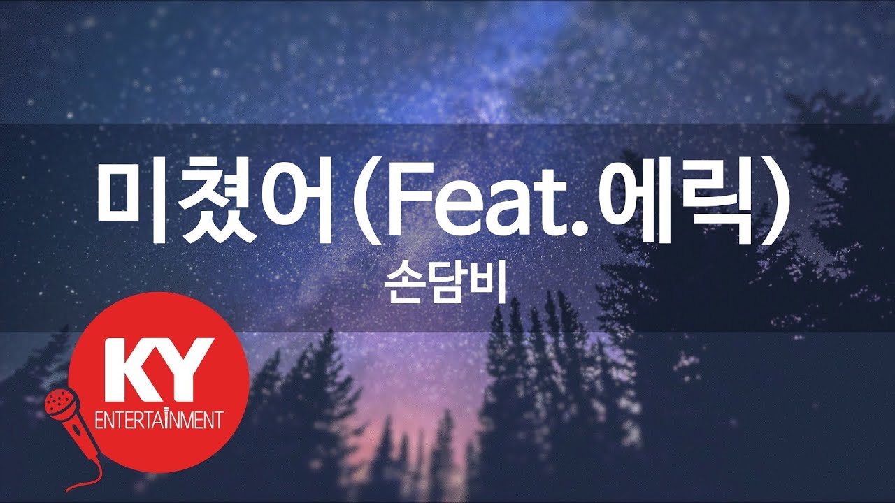 [KY ENTERTAINMENT] 미쳤어(Feat.에릭) - 손담비 (KY.46422) / KY Karaoke