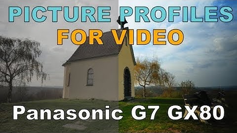 VIDEO SETTINGS for Panasonic GX80 G7 [PICTURE PROFILES]