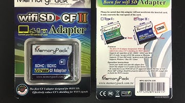 MPK wifi SD to CF II (www.memorypack.com.tw)