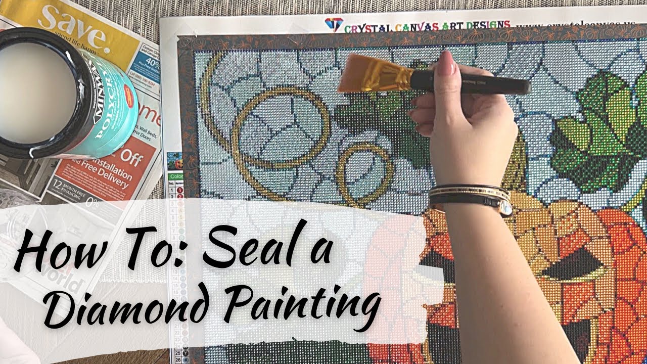 How to Seal a Finished Diamond Painting - Quick, Easy, and Budget-Friendly!  
